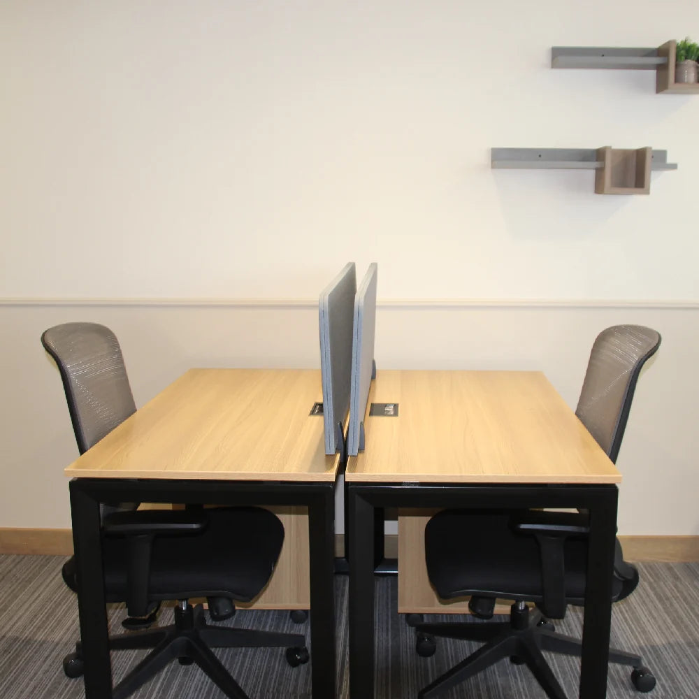spacious desks 