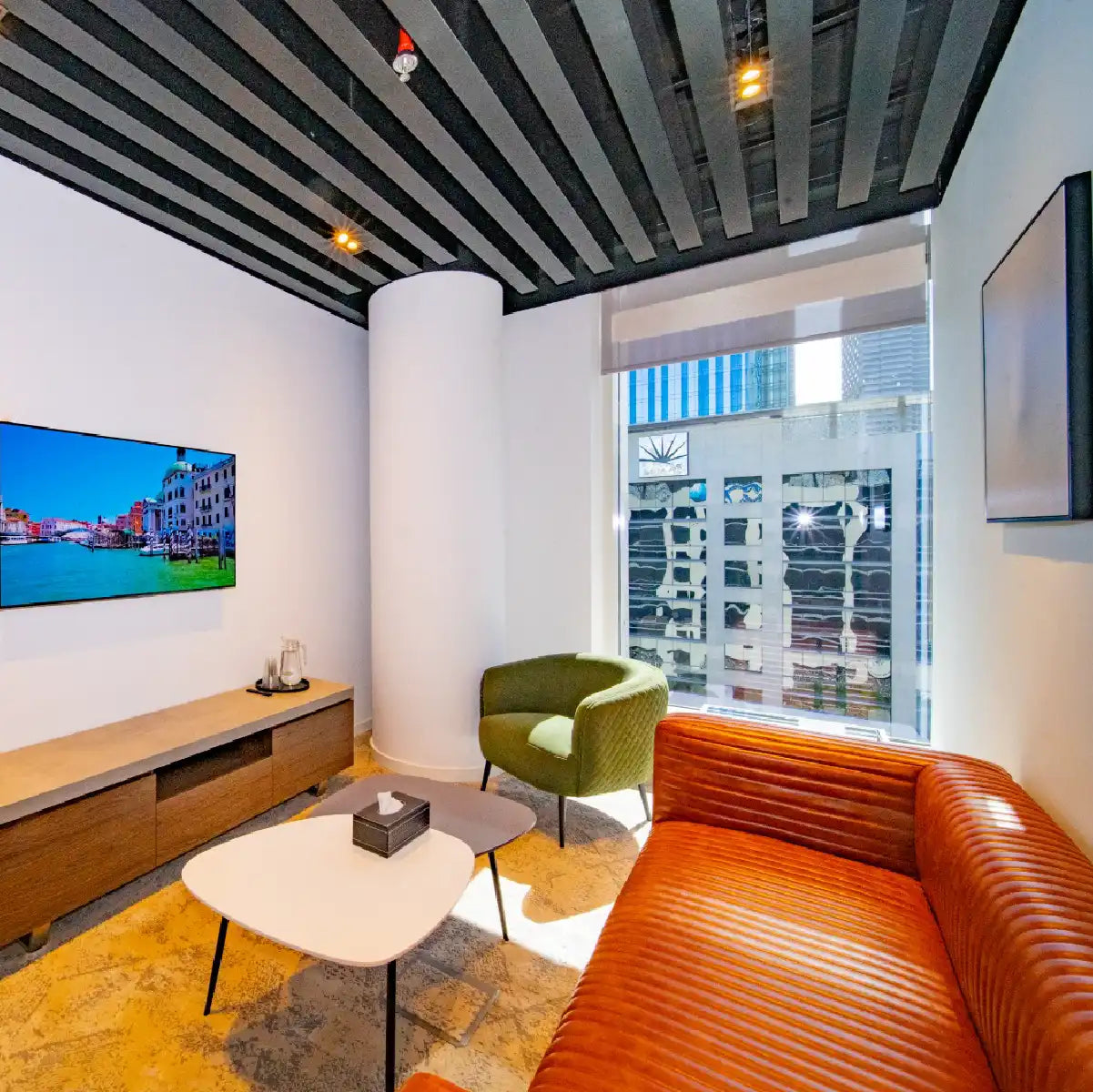 comfortable meeting room