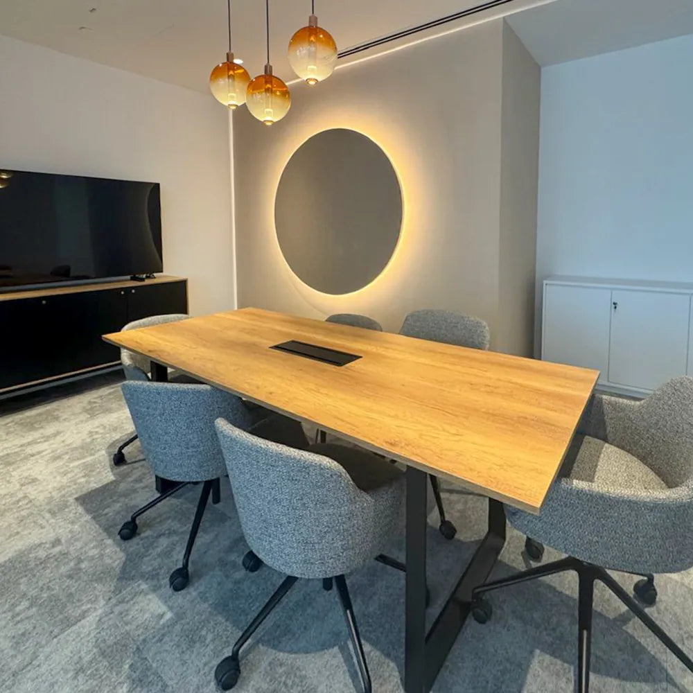 Meeting room at Space1 Office 4 in Emaar Square, Dubai